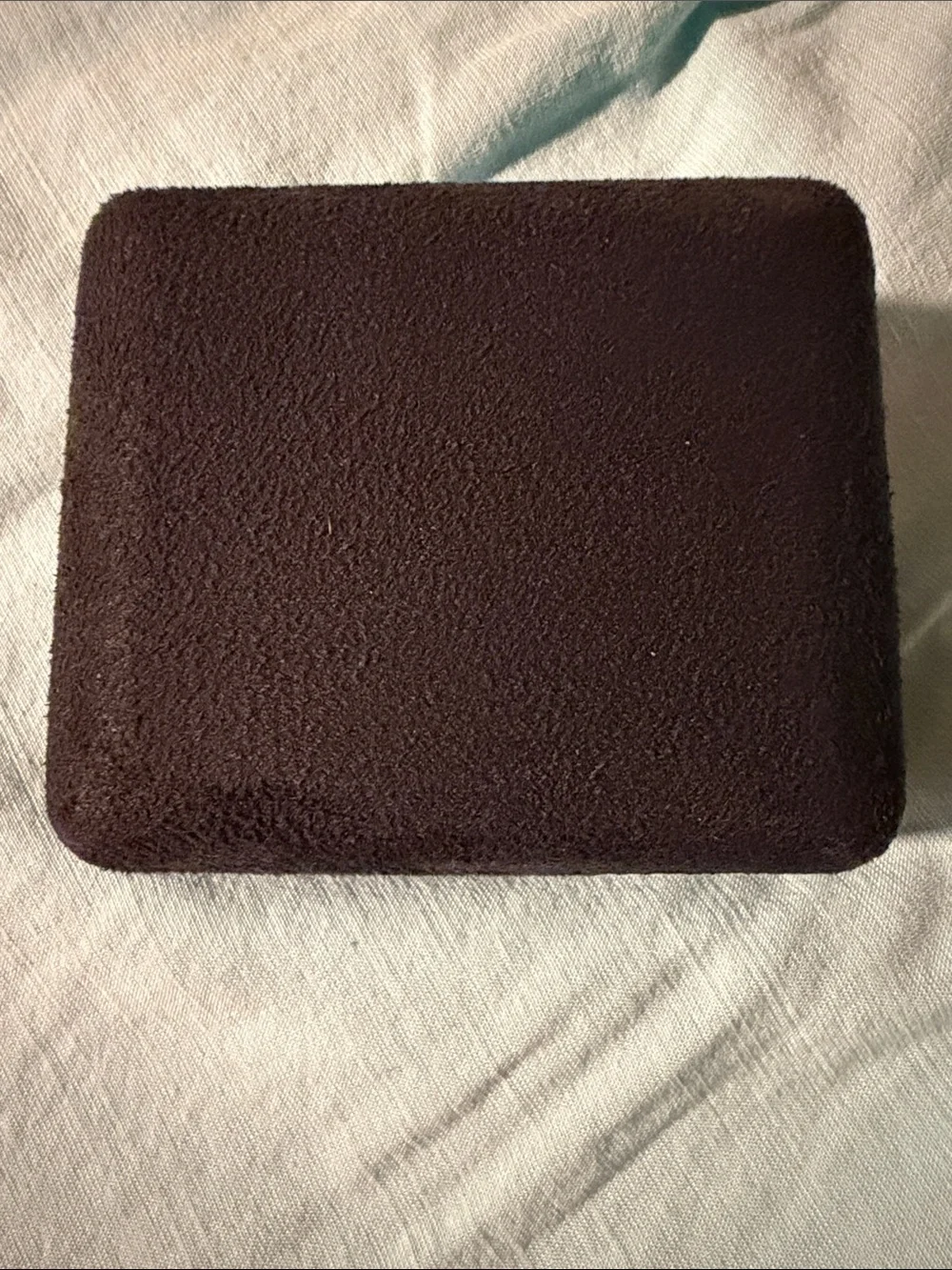 Tiffany & Co. Black Velvet Ring Box